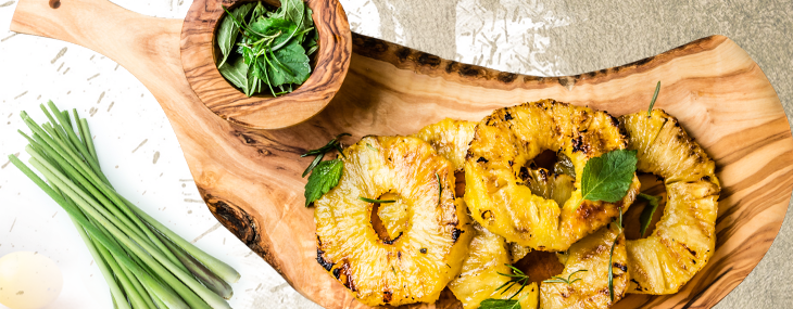 GRILOVANÝ ANANAS S MARINÁDOU PO THAJSKU