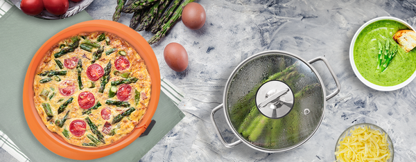 JEDNODUCHÝ QUICHE SE ZELENÝM CHŘESTEM