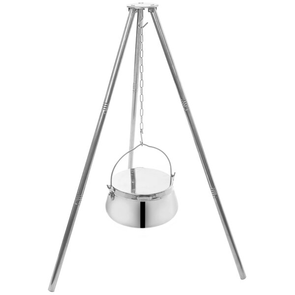 Kotlík nerezový s trojnožkou