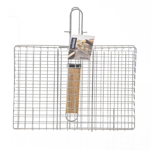 Grilovací mřížka košík 32x22 cm