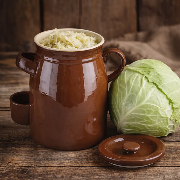 Nakládací hrnec s kleštěmi zelák 2,5 l