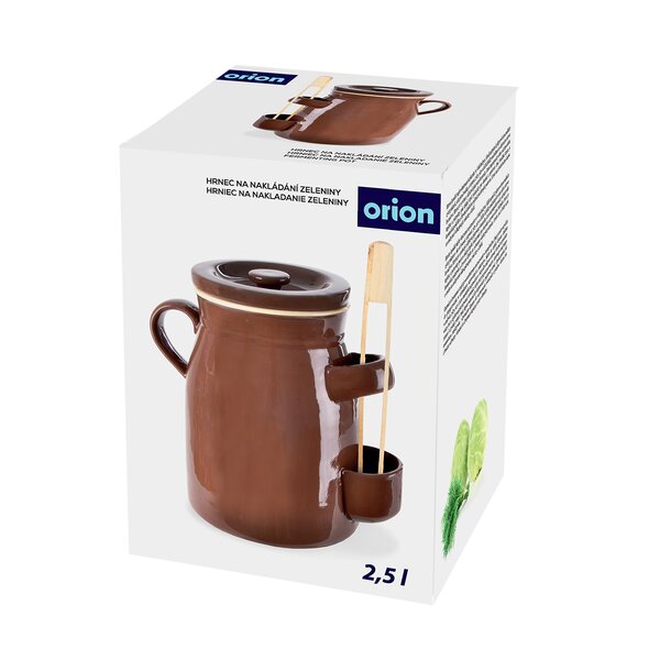 Nakládací hrnec s kleštěmi zelák 2,5 l