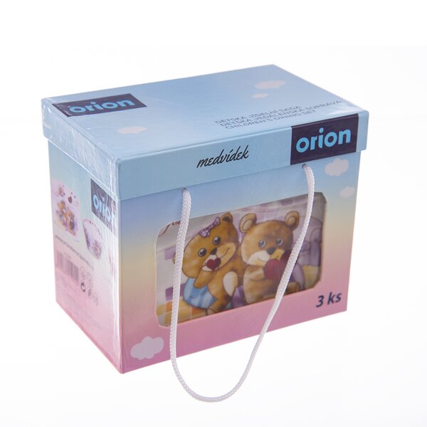 Jídelní dětská sada MEDVÍDEK 3 díly