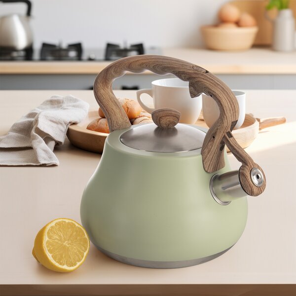Čajník s píšťalou GREENISH 3 l