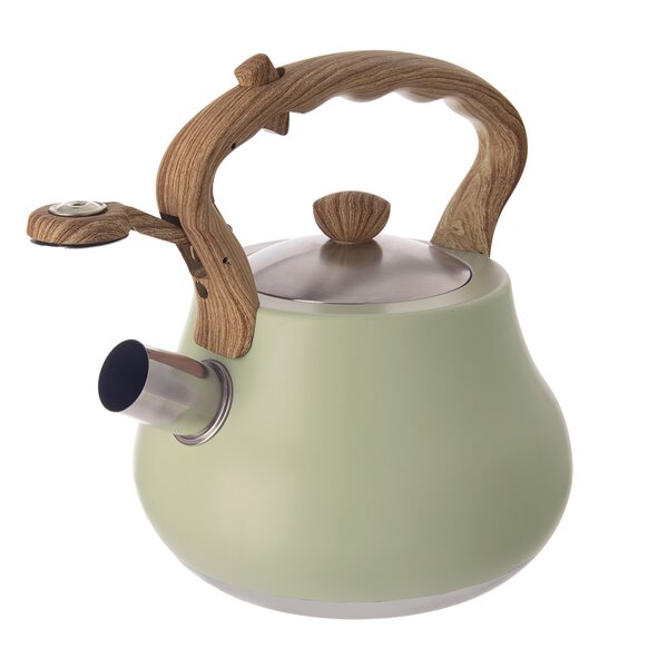 Čajník s píšťalou GREENISH 3 l