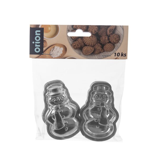 Formička na pečení SNĚHULÁK 10 ks