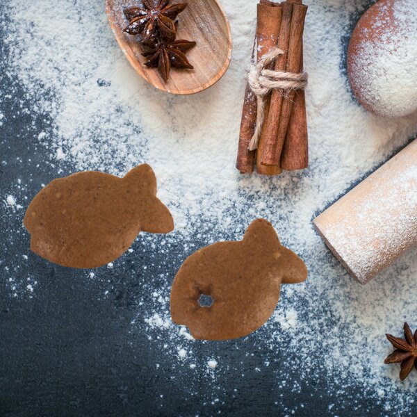 Vykrajovačka ryba sada 2 ks