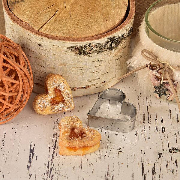 Vykrajovačka SRDCE sada 5 ks