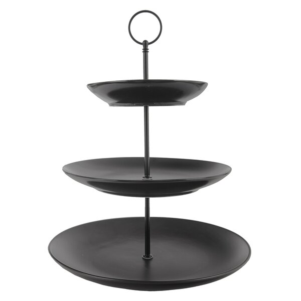 Servírovací stojan BLACK 3 patra