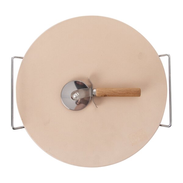 Kámen na pečení s kráječem pr. 33 cm