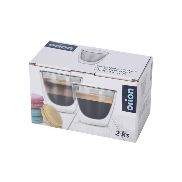 Dvoustěnná sklenice DOUBLE espresso 0,11 l 2 ks