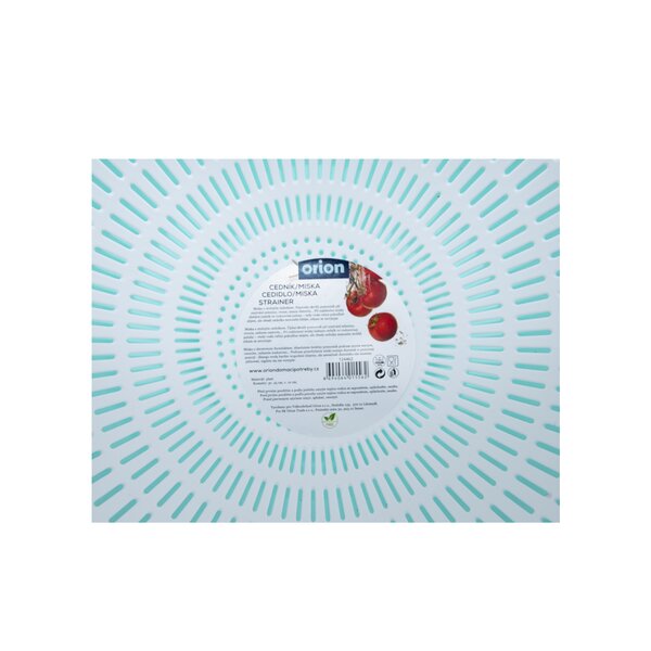 Cedník s mísou otočný pr. 25 cm