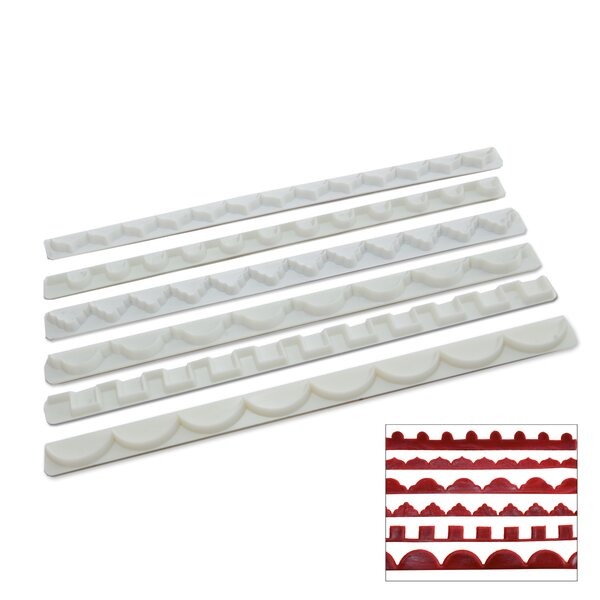 Vykrajovačka na marcipán KRAJKA 6 ks