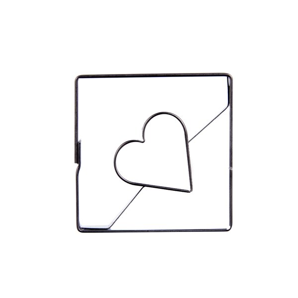 Vykrajovačka čtverec srdíčko