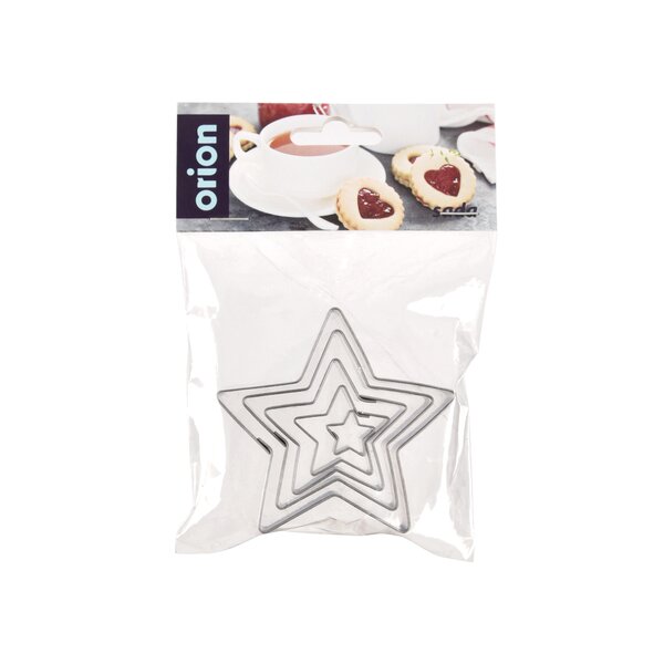 Vykrajovačka hvězda sada 5 ks