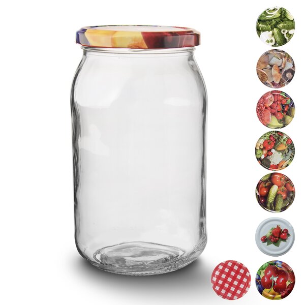 Zavařovací sklenice s víčkem 0,9 l