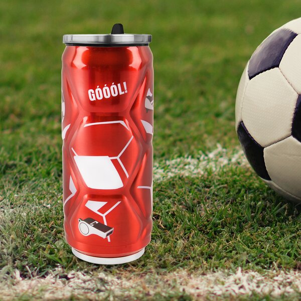 Termoska plechovka fotbal 0,5 l