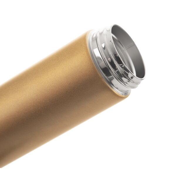 Termoska s teploměrem 0,45 l zlatá