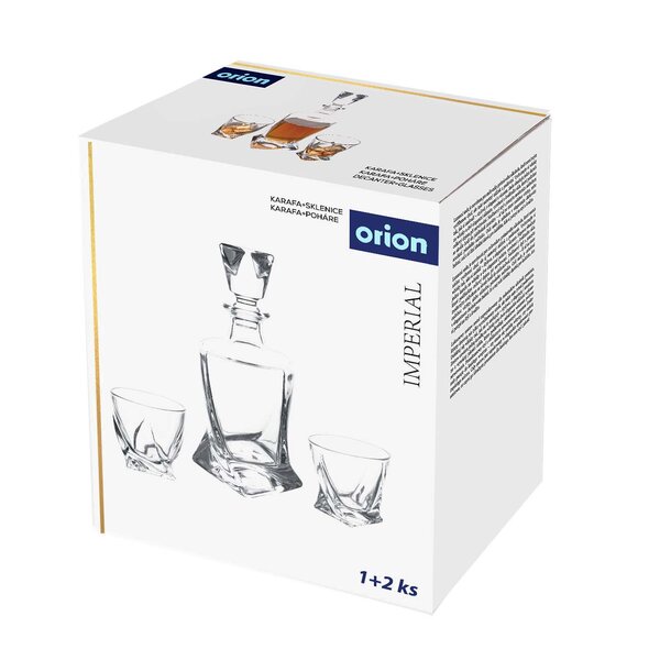 Karafa na whisky Imperial 0,77 l+2 sklenice, sada
