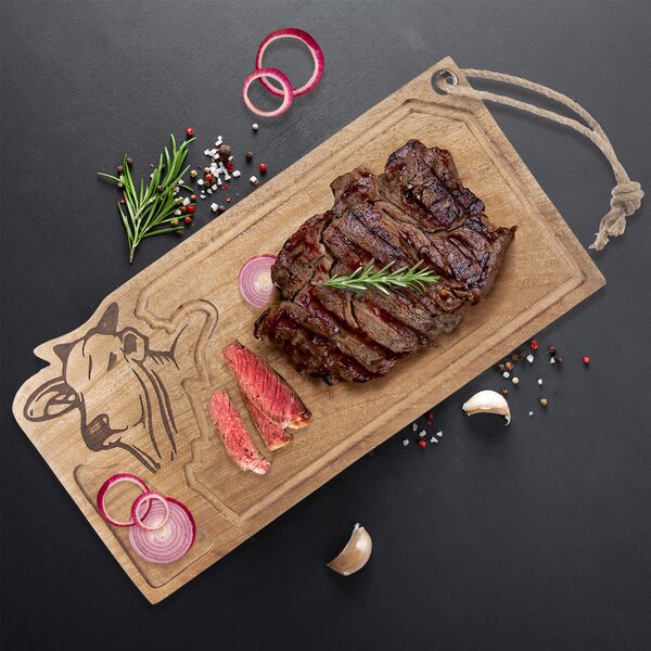 Krájecí prkénko MANGO kráva 45x22 cm