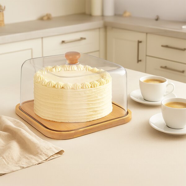 Servírovací prkénko s poklopem 30x30x17 cm