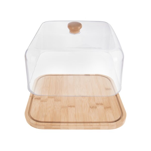 Servírovací prkénko s poklopem 30x30x17 cm