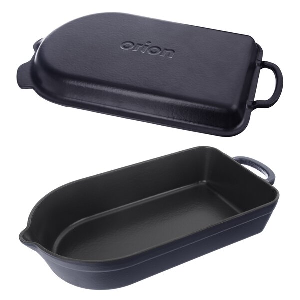 Pekáč LITINA SMALT oboustranný 42,5x22 cm