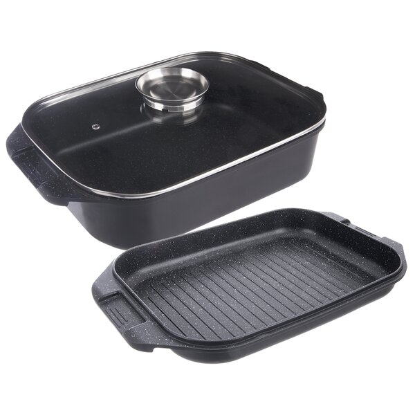 Pekáč GRANDE Aroma s poklopem oboustranný 41x26x15 cm