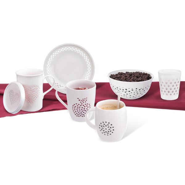 Hrnek s pokličkou Light srdce 0,42 l