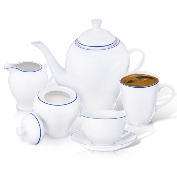 Hrnek s podšálkem Blue line 0,28 l