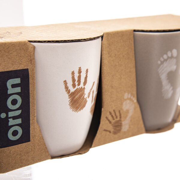 Hrnek ruce&nohy 0,14 l 2 ks 