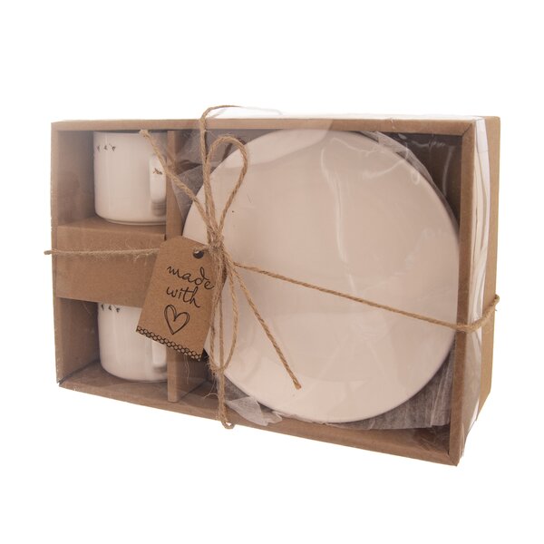 Hrnek s podšálkem Freedom 0,18 l 2 ks