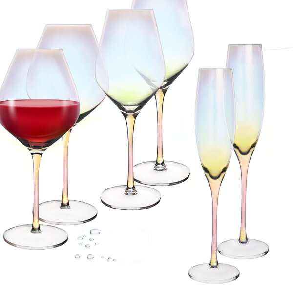 Sklenice na sekt Luster 0,22 l 2 ks