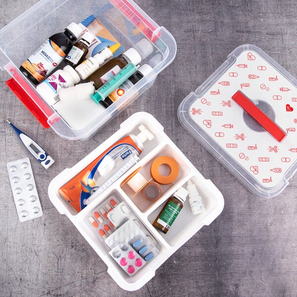 Box na léky Medico dělený