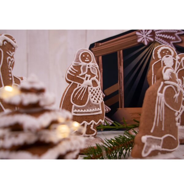 Vykrajovačky Betlém sada 7 ks s jesličkami