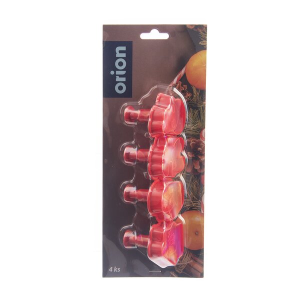 Vykrajovačka s pístem Vánoce 4 ks