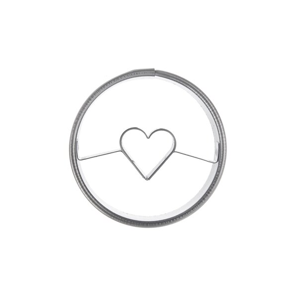 Vykrajovačka kolečko se srdcem