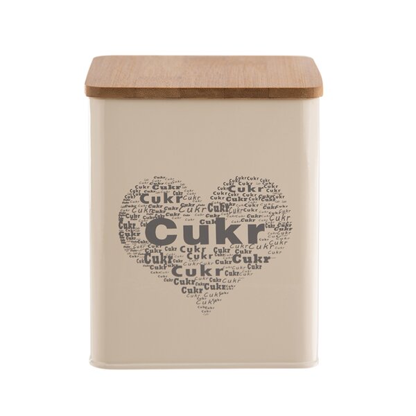 Dóza Cukr SRDCE  11,5x11,5x14 cm