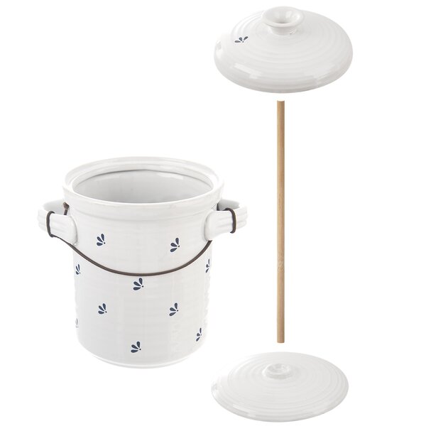 Nakládací hrnec na zeleninu MODROBÍLÁ 2,8 l