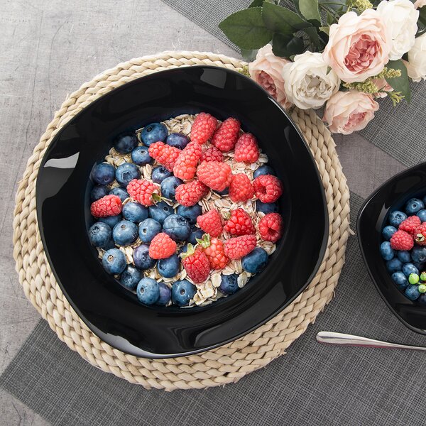 Mísa LUNA black 24,5x24,5 cm