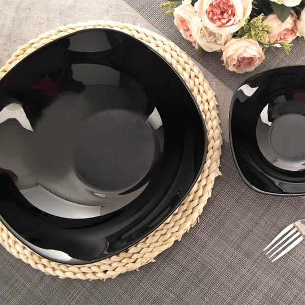 Mísa LUNA black 24,5x24,5 cm