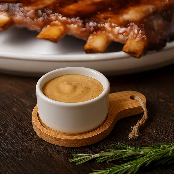 Servírovací miska s táckem WHITELINE