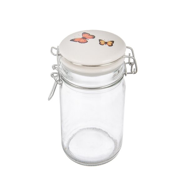 Dóza s klipovým uzávěrem JARO motýl 0,25 l