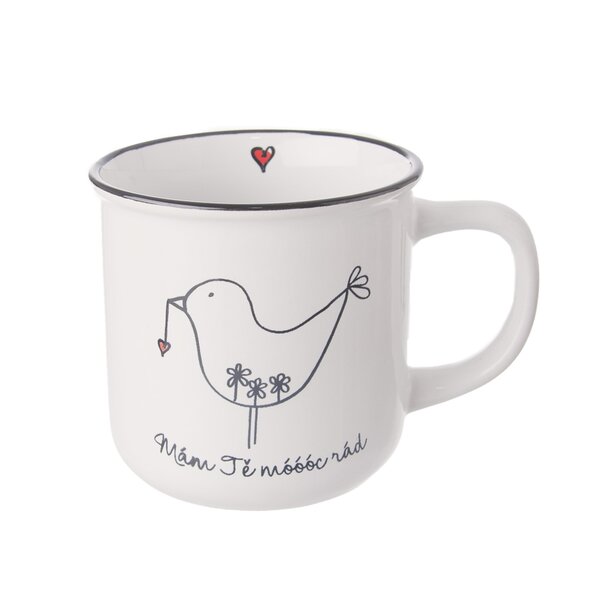 Hrnek Bird Mám tě rád/a 0,37 l