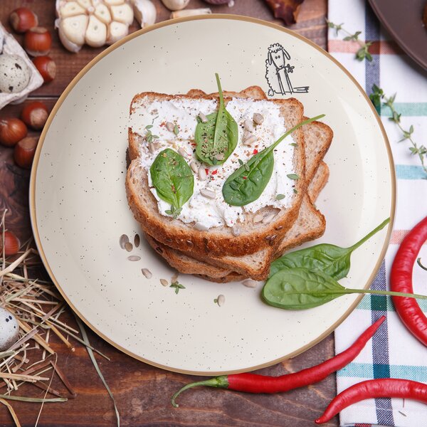 Dezertní talíř STATEK ovečka pr. 19,5 cm