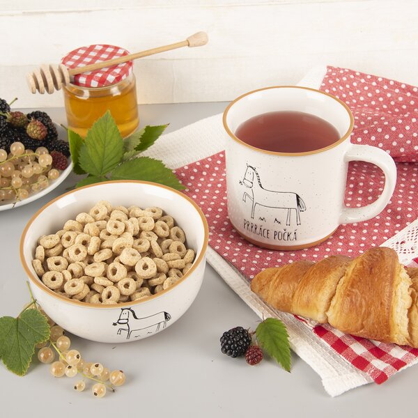 Miska STATEK kůň pr. 13,5 cm			