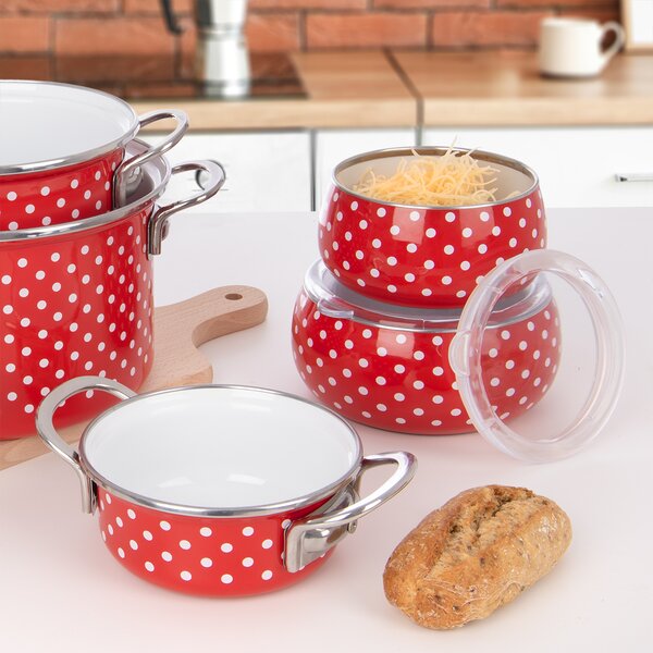 Miska TEČKA Lem s víčkem pr. 15,5 cm