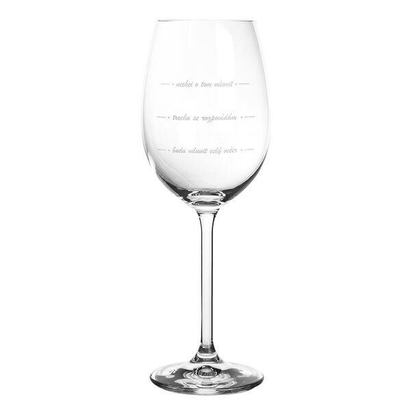 Sklenice na víno Celý večer 0,45 l 1 ks