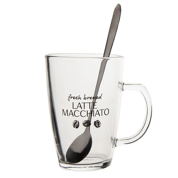 Hrnek se lžičkou 0,3 l 2 ks