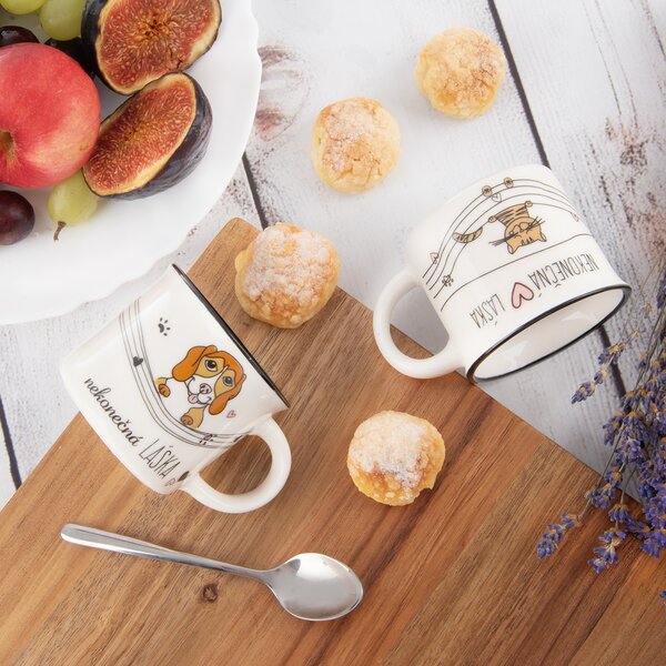 Hrnek NEKONEČNÁ LÁSKA pes 0,1 l